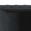 Schwarze Gartenübertöpfe Rebekah (3er-Set Polyrattan)