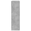 Betongrauer Schuhschrank Licuta 80x34x116cm (mit 2 Klappfächern)