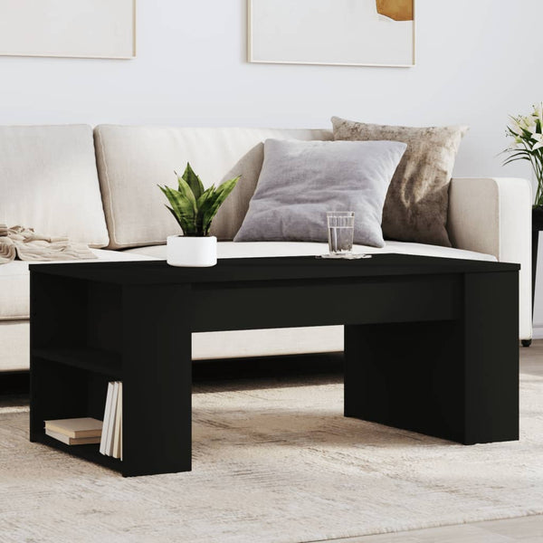 Musta sohvapöytä Zaraza 102x55x42cm (puinen)