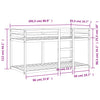 Stockbett Cazare 80x200cm (Kiefer) bernsteinfarben