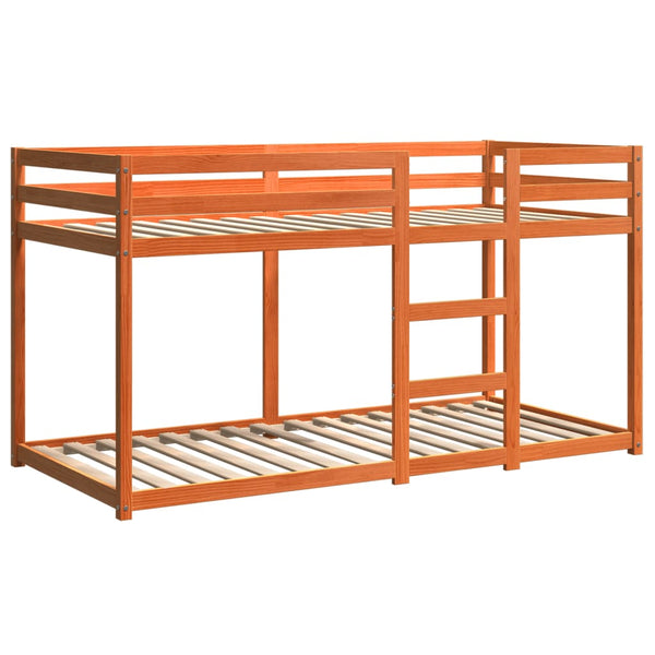 Etagenbett Cazare 75x190cm (Kiefer) in Wachsbraun