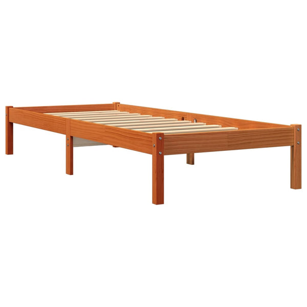 Vahanruskea sängynrunko Tomiris 90x190cm (mänty)
