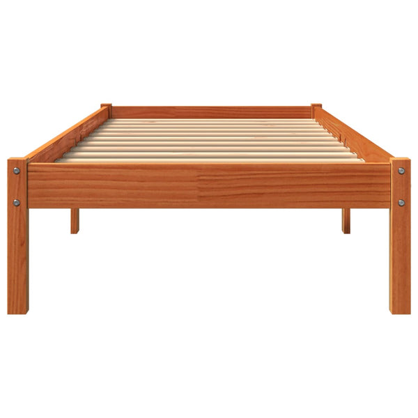 Vahanruskea sängynrunko Tomiris 90x190cm (mänty)