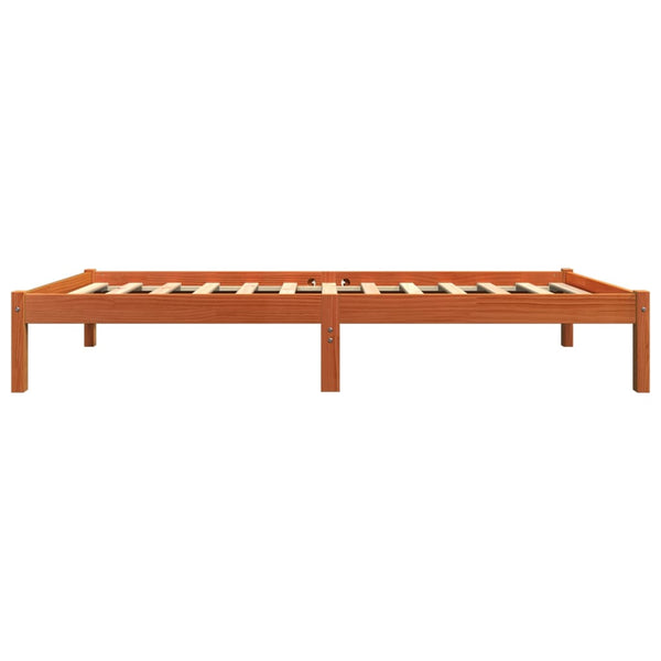 Vahanruskea sängynrunko Tomiris 90x200cm (mänty)