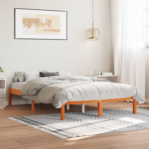 Vahanruskea sängynrunko Tomiris 120x200cm (mänty)