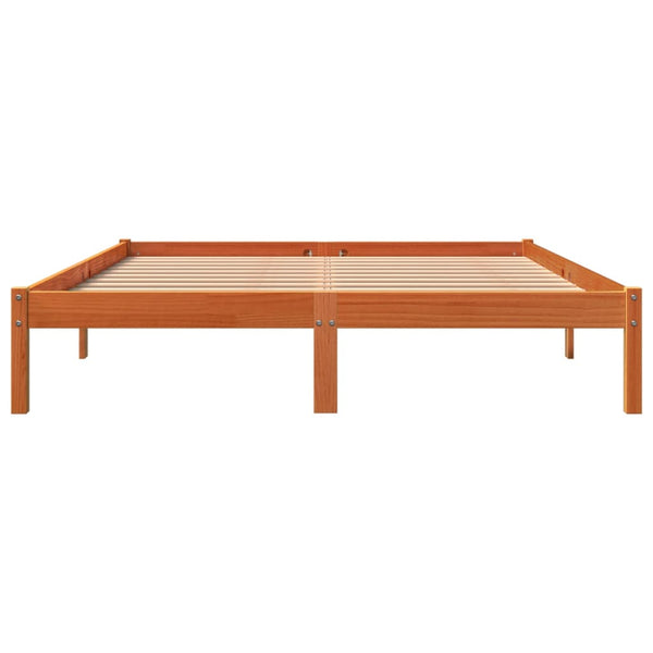 Vahanruskea sängynrunko Tomiris 150x200cm (mänty)