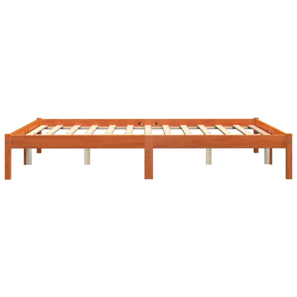 Vahanruskea sängynrunko Tomiris 150x200cm (mänty)