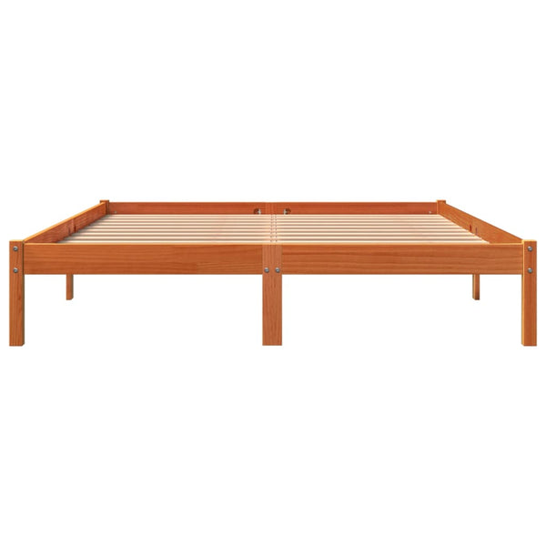 Bettrahmen Tomiris 160x200cm (Kiefer), braun-beige
