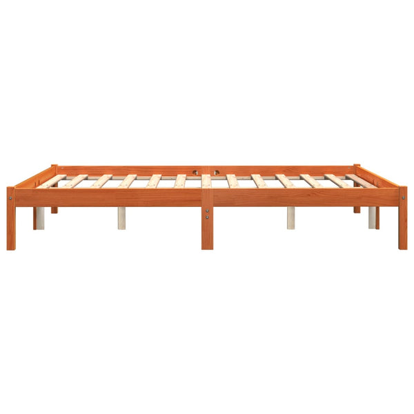 Bettrahmen Tomiris 160x200cm (Kiefer), braun-beige