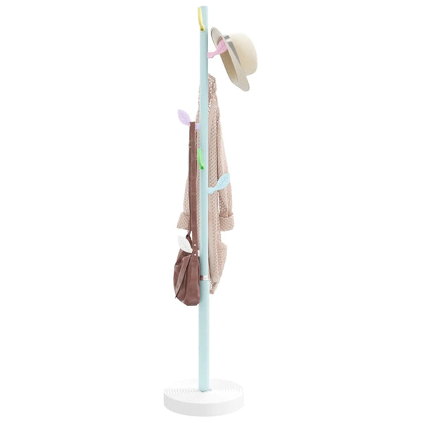 Blauer Garderobenständer Ieno 172cm (pulverbeschichtetes Eisen)