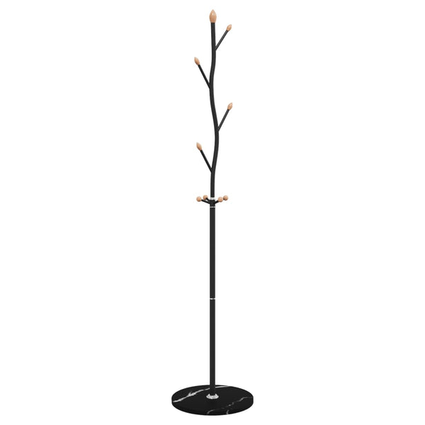 Schwarze Garderobe Amiah 177cm (pulverbeschichtetes Eisen)