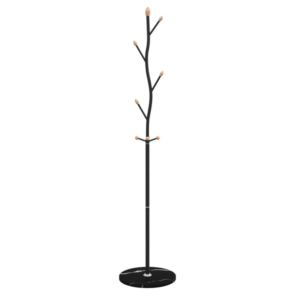 Schwarze Garderobe Amiah 177cm (pulverbeschichtetes Eisen)