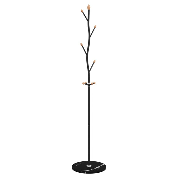 Schwarze Garderobe Amiah 177cm (pulverbeschichtetes Eisen)
