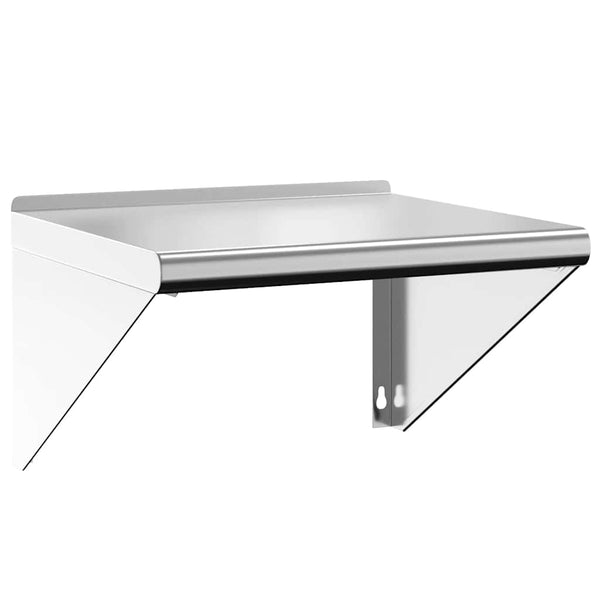 Silbernes Wandregal Miruna 50x45x31cm (Edelstahl)