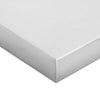 Silberne Wandregale Vlasceanu 75x23,5x3cm (2 St. Edelstahl)