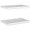 Silberne Wandregale Vlasceanu 50x30x3cm (2 St. Edelstahl)