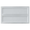 Silberne Wandregale Vlasceanu 50x30x3cm (2 St. Edelstahl)