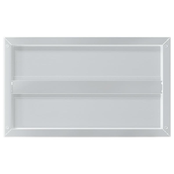 Silberne Wandregale Vlasceanu 50x30x3cm (2 St. Edelstahl)