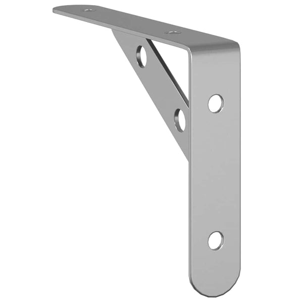 Silberne Wandhalterungen Idella 15x2,5x11,5cm (Stück Edelstahl)