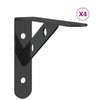 Schwarze Wandregale Idella 15x2,5x11,5cm (Stk.)