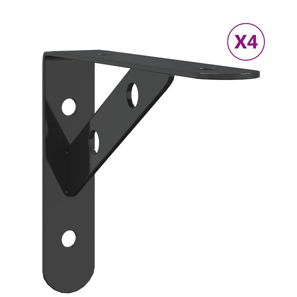 Schwarze Wandregale Idella 15x2,5x11,5cm (Stk.)