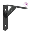 Schwarze Wandregale Idella 20x2,5x14cm (Stück)