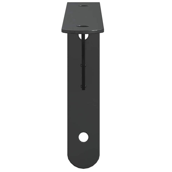 Schwarze Wandregale Idella 20x2,5x14cm (Stück)