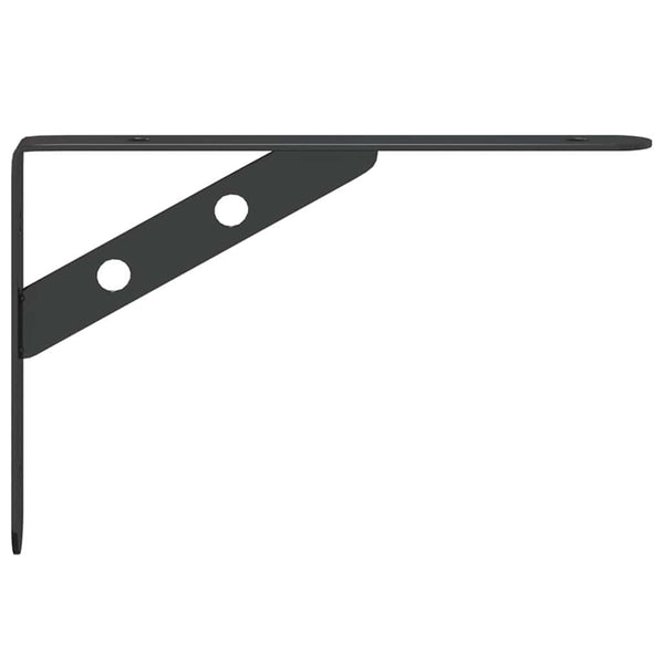 Schwarze Wandregale Idella 20x2,5x14cm (Stück)