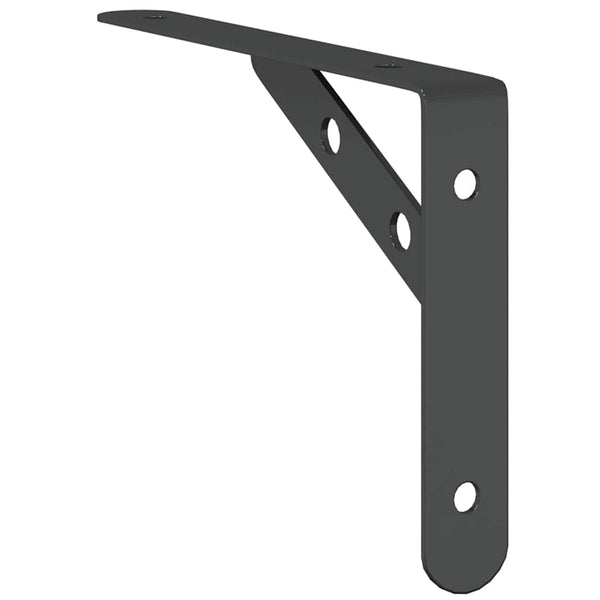 Schwarze Wandregale Idella 20x2,5x14cm (Stück)