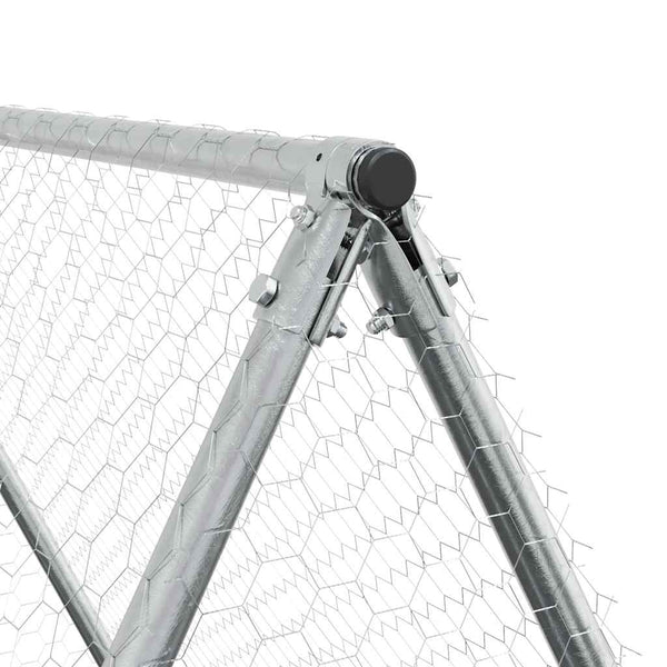 Silberhühnerkäfig Grigri 200x100x190cm (verzinkter Stahl)