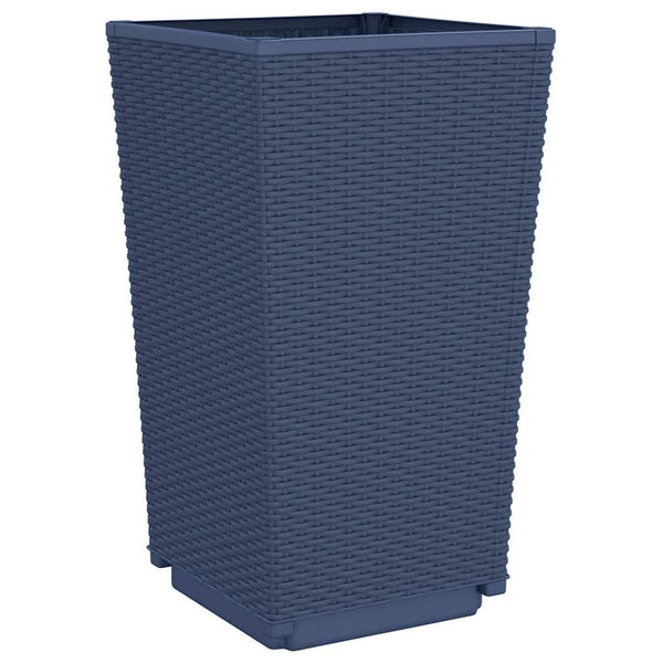 Harmaa ulkokukkalaatikot Falusa 32,5x32,5x57cm (2 kpl pp)