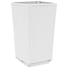 Weiße Außenblumenkästen Falusa 32,5x32,5x57cm (2 Stück pro Packung)