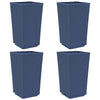 Graue Outdoor-Blumenkästen Falusa 32,5x32,5x57cm (4 Stück PP)