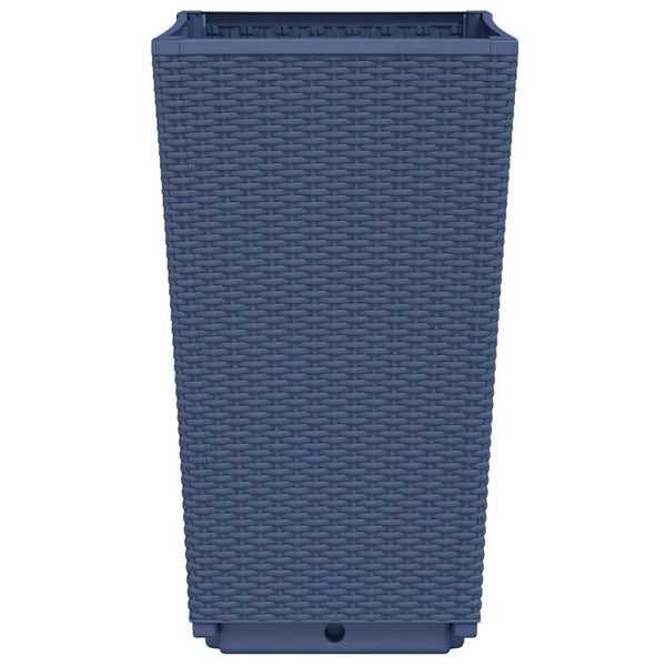 Graue Outdoor-Blumenkästen Falusa 32,5x32,5x57cm (4 Stück PP)
