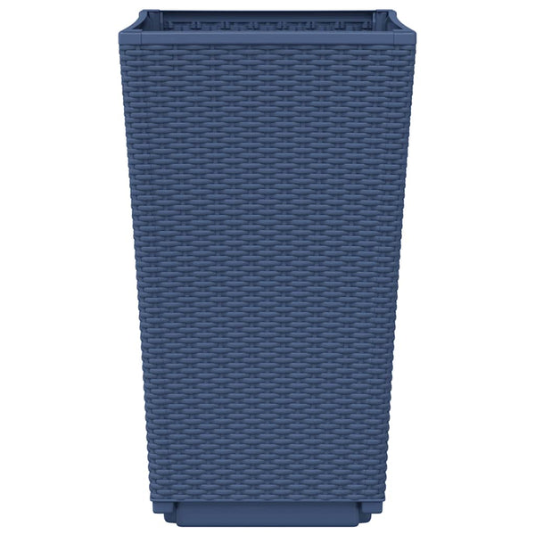 Graue Outdoor-Blumenkästen Falusa 32,5x32,5x57cm (4 Stück PP)