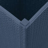 Graue Outdoor-Blumenkästen Falusa 32,5x32,5x57cm (4 Stück PP)