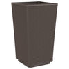 Braune Outdoor-Blumenkästen Falusa 32,5x32,5x57cm (4 Stück pp)