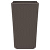 Braune Outdoor-Blumenkästen Falusa 32,5x32,5x57cm (4 Stück pp)
