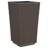 Braune Outdoor-Blumenkästen Falusa 32,5x32,5x57cm (4 Stück pp)