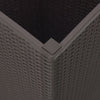 Braune Outdoor-Blumenkästen Falusa 32,5x32,5x57cm (4 Stück pp)