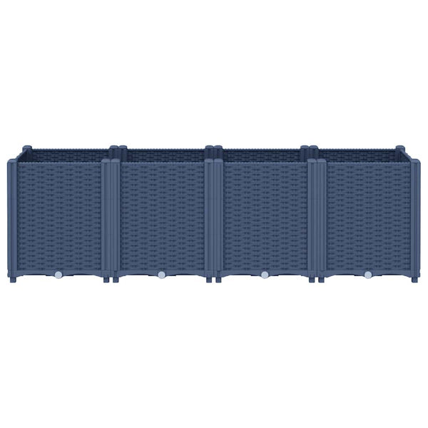 Graues Blumenkasten Selesteanu 160x40x53cm (pp)