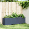 Graues Blumenkasten Selesteanu 160x40x53cm (pp)