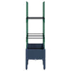 Grauer Blumenkasten mit Rankgitter Werle 80x40x142,5cm (pp)