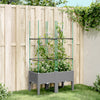Blumendeko Blumenkasten mit Spalier Werle 80x40x142,5cm (PP)