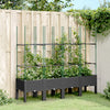 Blumenkasten mit Rankgitter Werle 160x40x142,5cm (PP)