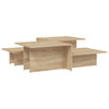 Couchtische Mecnun (2 Stück Sonoma-Eiche Holz)