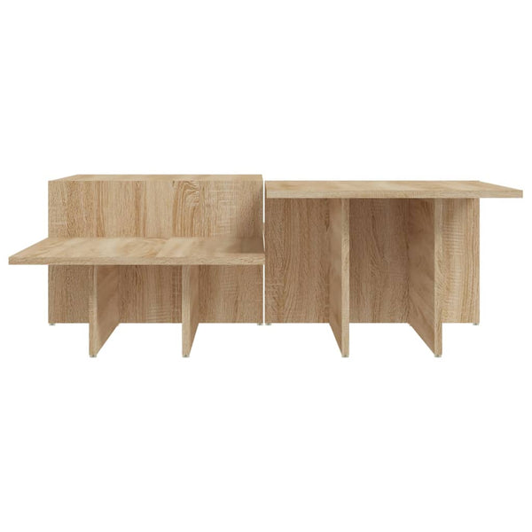 Couchtische Mecnun (2 Stück Sonoma-Eiche Holz)