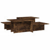 Couchtische Mecnun (2 Stk. Räuchereiche Holz)