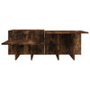 Couchtische Mecnun (2 Stk. Räuchereiche Holz)