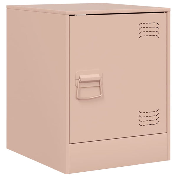 Rosa Nachttisch Expresso 34,5x39x44cm (Stahl)